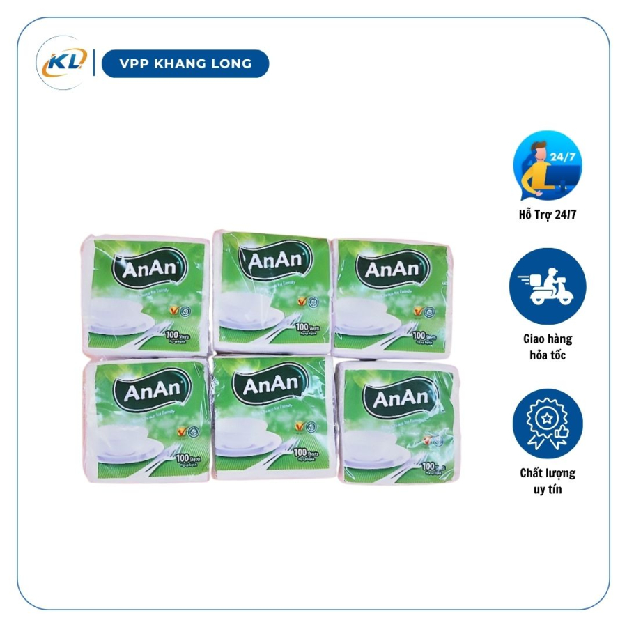 Khăn giáy ăn vuông An An